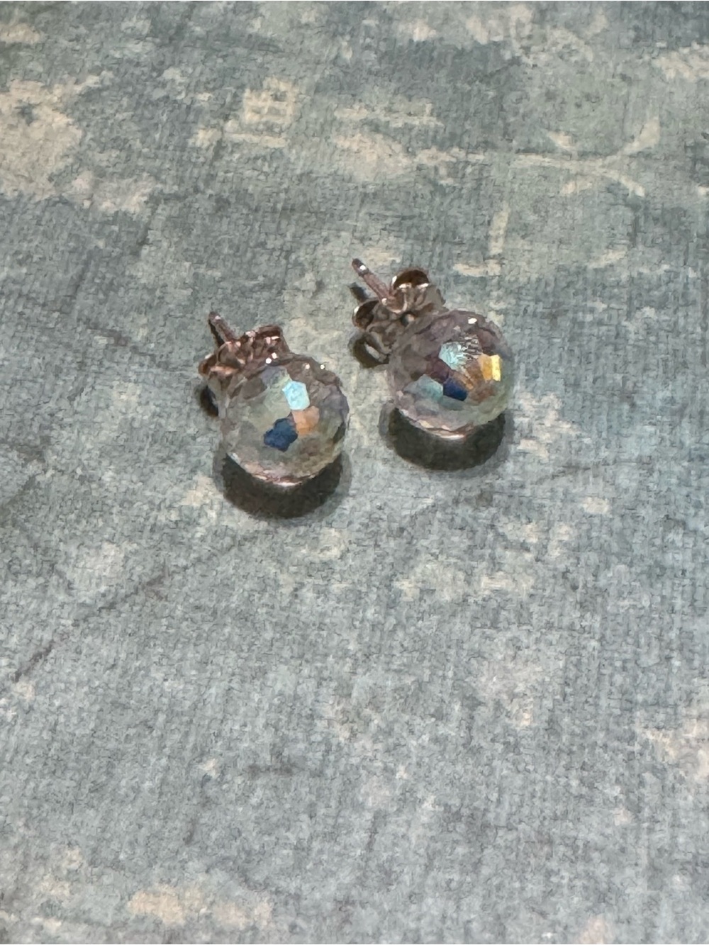 SWAROVSKI AND STERLING STUD EARRINGS - Picture 4 of 9